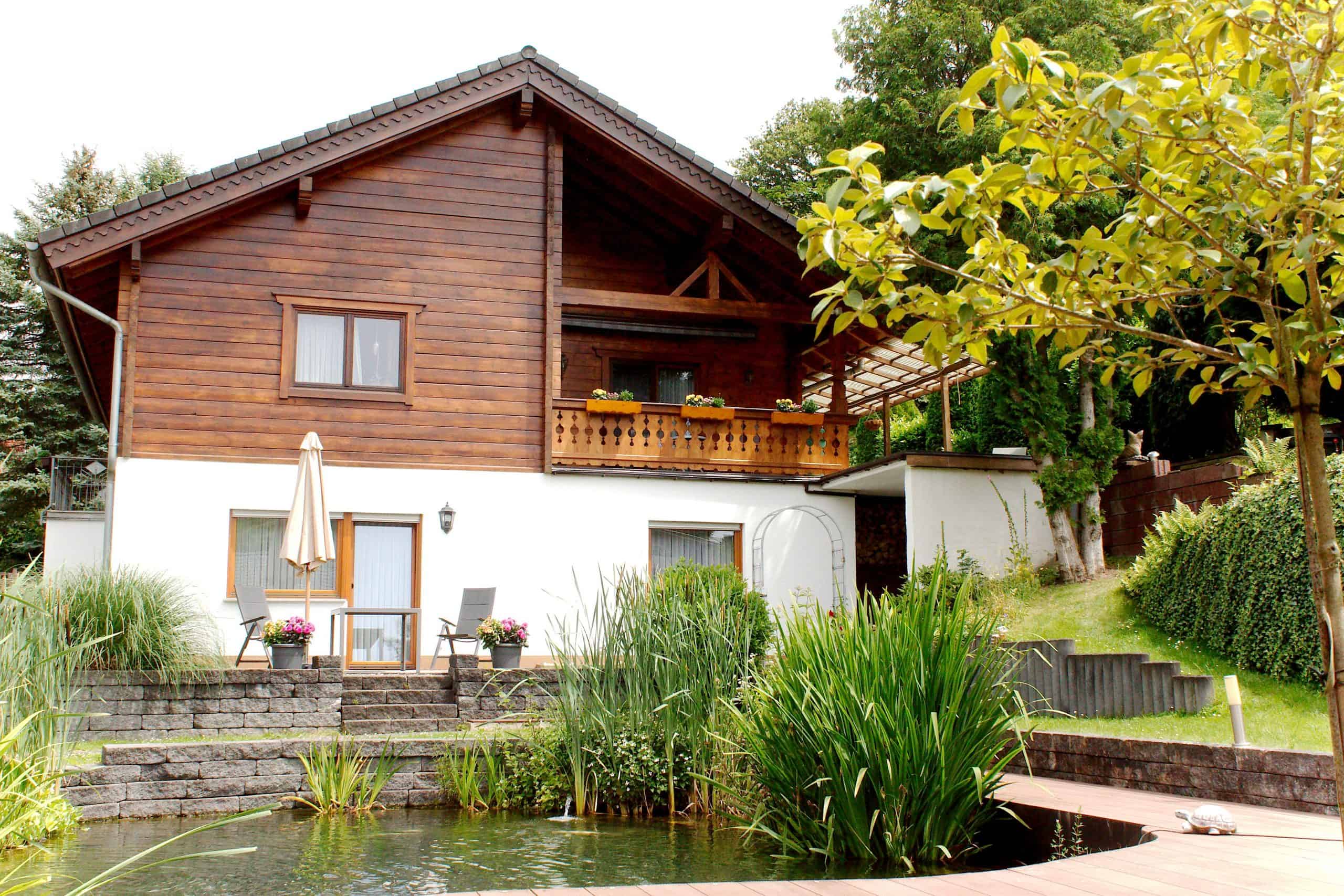 Ansicht auf das Haus